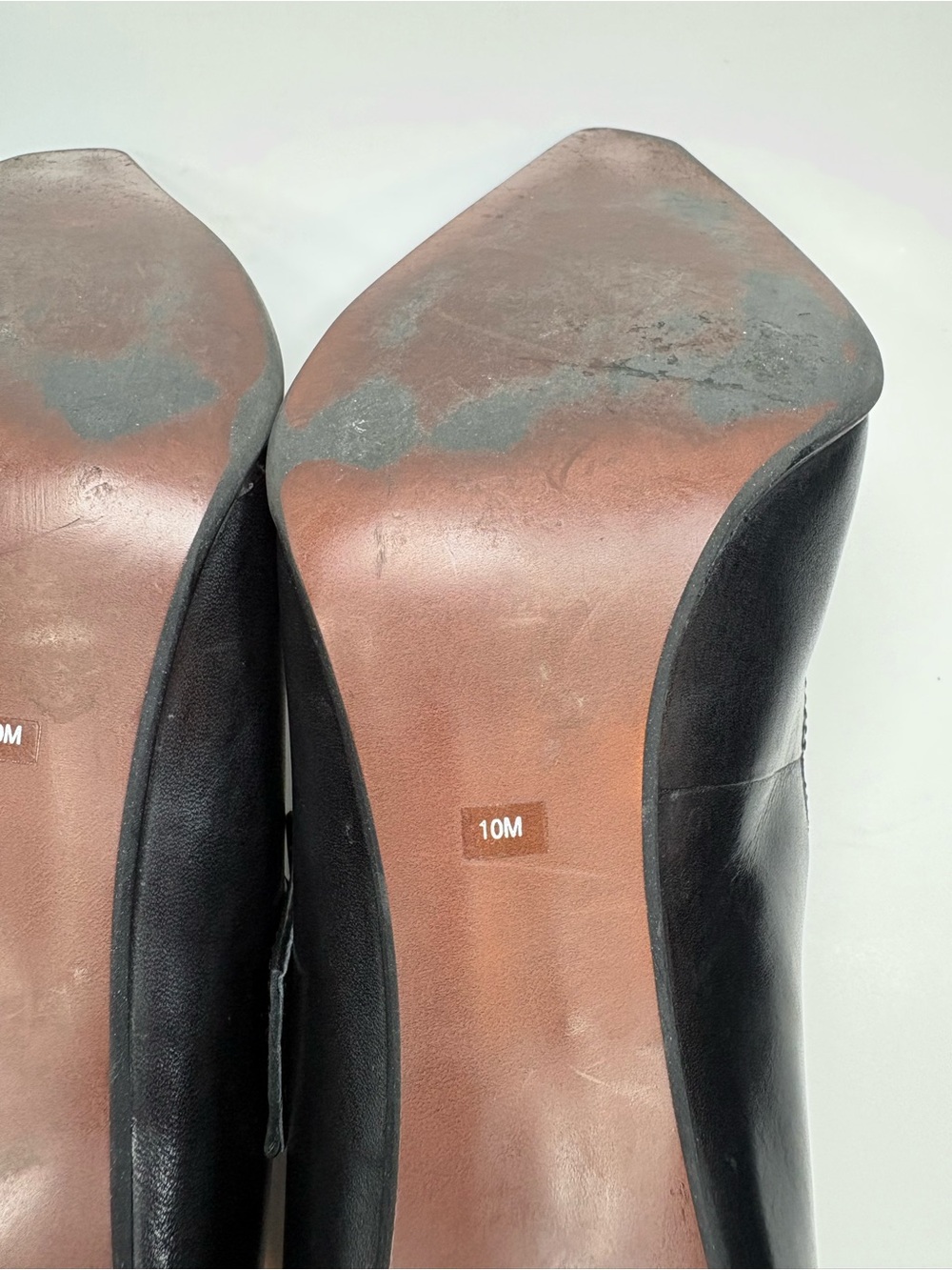 Franco Sarto Black Leather Mary Jane Pumps | 10 - Picture 7 of 9